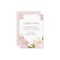 Romantic Watercolor Flowers Information Card