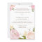 Romantic Watercolor Flowers Wedding Invitation IV