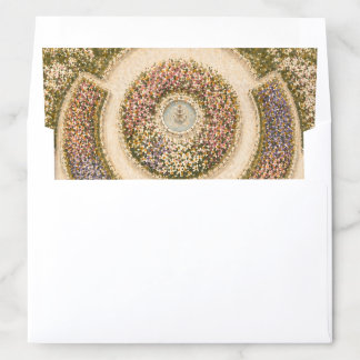 Romantic Watercolor Garden Wedding Envelope Liner