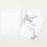 Romantic Watercolor Lavender Floral Wedding Planner<br><div class="desc">Romantic watercolor lavender floral wedding planner. Matching items in this collection.</div>