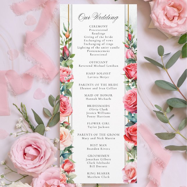 Romantic Watercolor Pink Roses & Calligraphy Program (Creator Uploaded)