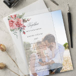 Romantic Watercolor Pink Roses & Calligraphy Vellum Invitations<br><div class="desc">Lovely corner bouquet of elegant watercolor blush pink roses and green foliage on a subtle pastel watercolor background and custom label with gold borders on a semi-opaque vellum overlay. Features calligraphy "Together" text graphic in custom script font (or delete and customize in the design editor) with editable text fields.</div>