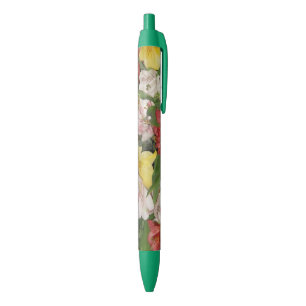 Romantic Watercolor Spring Bouquet Floral Design Pen