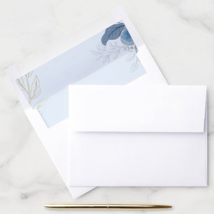 Romantic Waterfront Wedding Envelope Liner