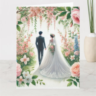 Romantic Wedding 5 Card