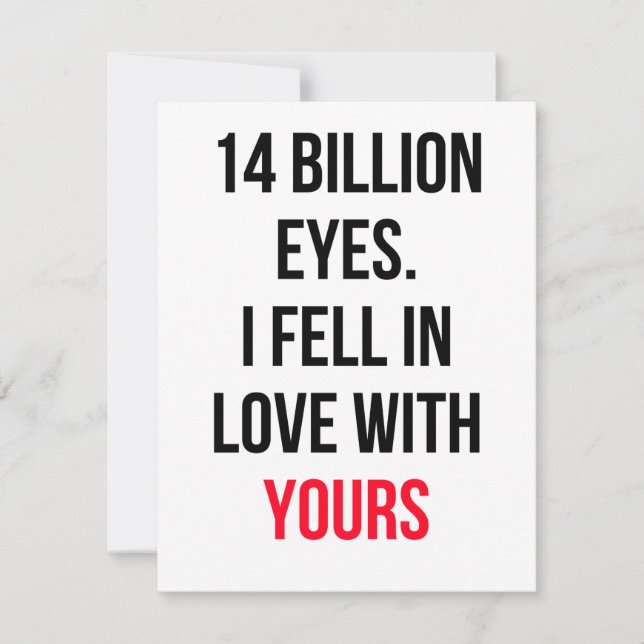 Romantic wedding anniversary wishes card (Front)