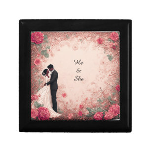 Romantic Wedding Couple Gift Box