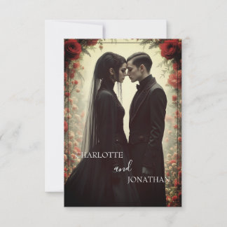 Romantic Wedding in Black Elegance