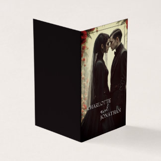 Romantic Wedding in Black Elegance