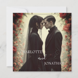 Romantic Wedding in Black Elegance