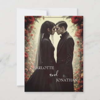 Romantic Wedding in Black Elegance