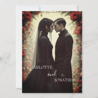 Romantic Wedding in Black Elegance