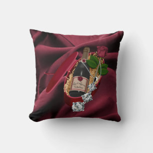 Romantic/Wedding /Keepsake Double sided American M Throw Pillow