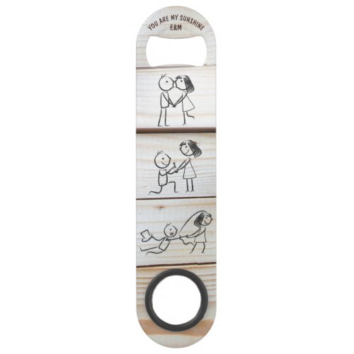 Romantic Wedding Proposal _ Bottle Opener