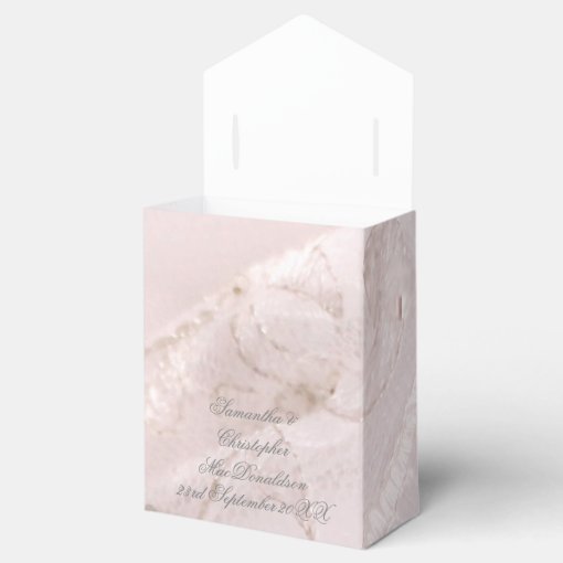 Romantic wedding rings favor box Zazzle