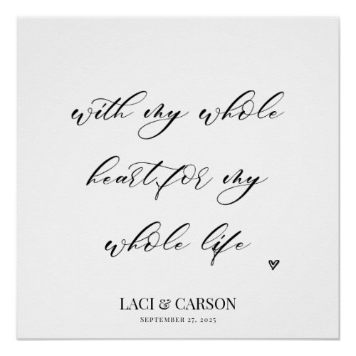 Romantic Wedding Tapestry Backdrop Poster