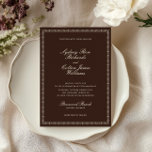 Romantic Western Ranch Wedding Invitation<br><div class="desc">Step into the enchanting world of the Old West with our Romantic Western Ranch Wedding Invitation, where rustic charm seamlessly intertwines with refined sophistication. This exquisitely crafted invitation captures the spirit of a romantic western celebration, ideal for couples who admire the rugged beauty of the frontier combined with artistic elegance....</div>