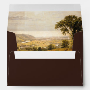 Romantic Western Ranch Wedding Invitation Envelope