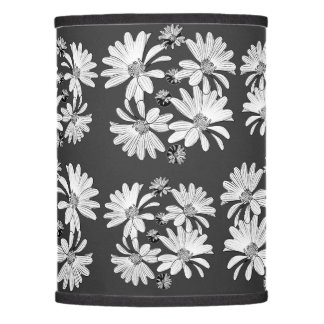 Romantic White Daisies on  Lamp Shade