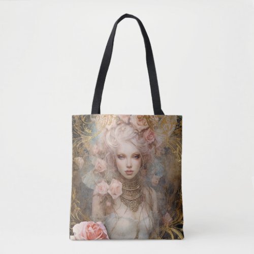 Romantic White Fairy Tote Bag