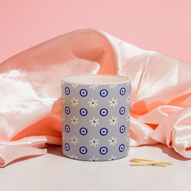 Romantic White Greek Daisy Eye  Scented Candle (Creator Uploaded)