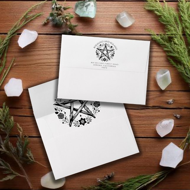 Romantic Wiccan Pagan Wedding Envelope (Creator Uploaded)