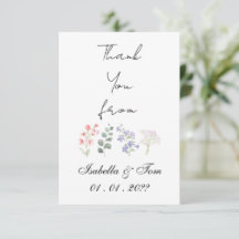 Romantic Wildflower Botanical Lavender Wedding