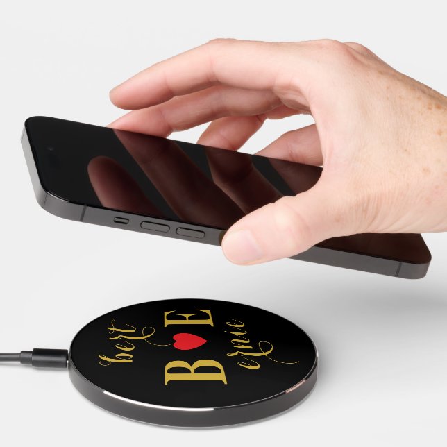 Romantic Wireless Charger: Fall in Love Heart Sign (Hand)