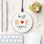 Romantic Wireless Charger: Fall in Love Heart Sign<br><div class="desc">Charge your devices in style with the Romantic Wireless Charger, featuring a charming heart sign design that symbolizes love. Perfect for gifting or personal use, this sleek and functional charger blends romance with convenience. Enjoy fast, cable-free charging while adding a touch of affection to your space.</div>