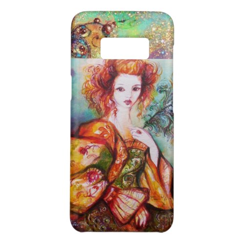 ROMANTIC WOMAN WITH SPARKLING PEACOCK FEATHER Case_Mate SAMSUNG GALAXY S8 CASE