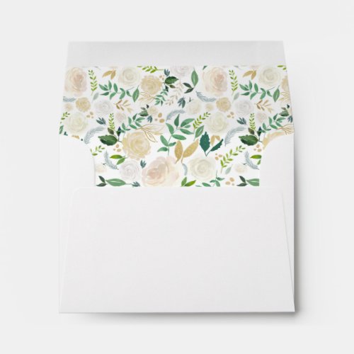 Romantic Woodland Wedding Envelope