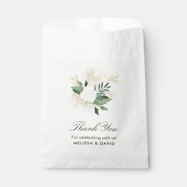 Romantic Woodland Wedding Favor Bags (50) (Front)