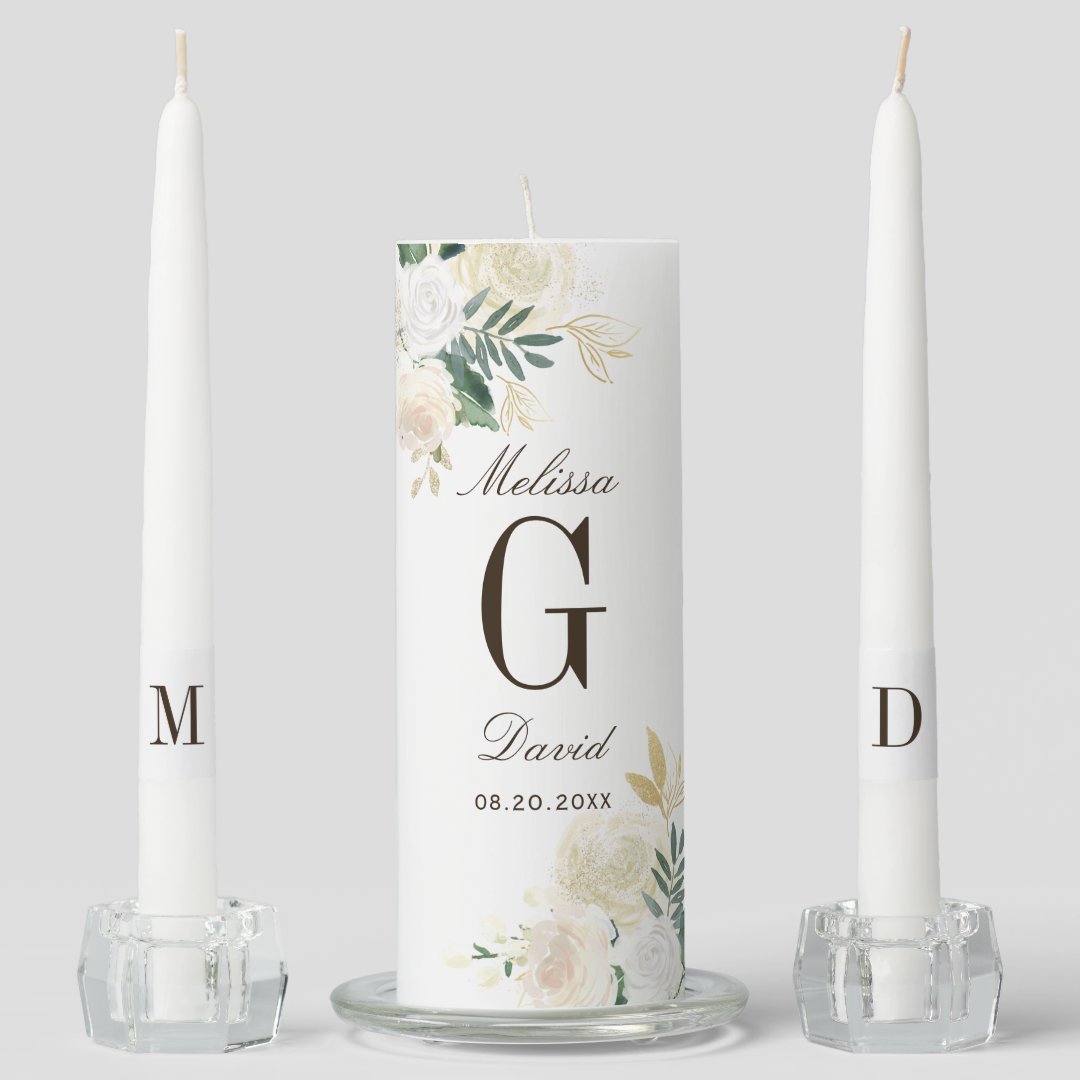 Romantic Woodland Wedding Unity Candle Zazzle