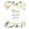 Romantic Woodland Wedding Welcome Sign (24x36)