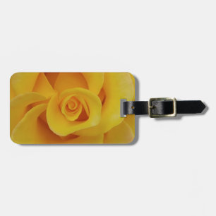 Romantic Yellow Rose Petals Luggage Tag