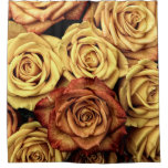 Romantic Yellow Rose Shower Curtain at Zazzle