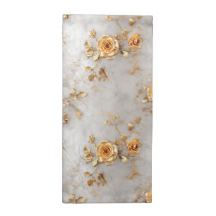 Romantic Yellow Roses Cloth Napkin