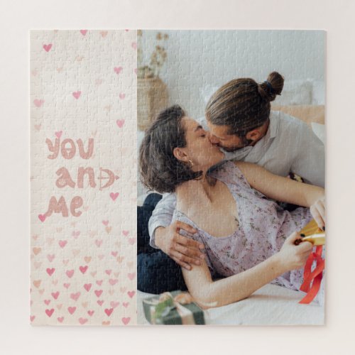 Romantic You And Me Valentines Day Photo  Jigsaw Puzzle