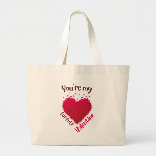 Romantic You Are My Valentine Tote Bag  Heartfe
