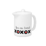 Romantic &quot;your Are Loved&quot; Teapot at Zazzle