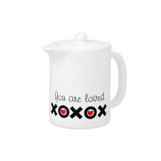 Romantic "Your Are Loved" Teapot