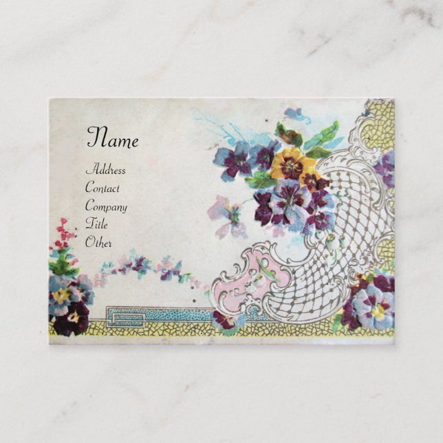 ROMANTICA 2 Monogram Business Card (Front)