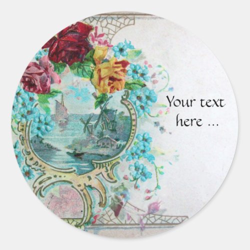 ROMANTICA 3 CLASSIC ROUND STICKER