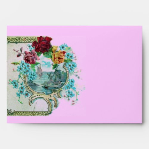 ROMANTICA 3 pink blue red Envelope