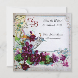 ROMANTICA 4 MONOGRAM INVITATION