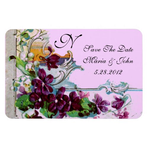 ROMANTİCA 4 MONOGRAM Save The Dategreenpink Magnet