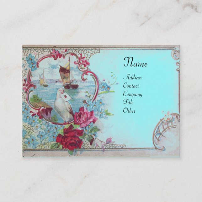 ROMANTICA MONOGRAM 2 BUSINESS CARD (Front)