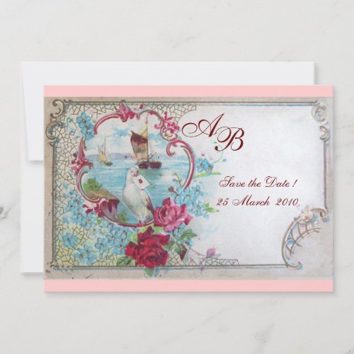 ROMANTICA  MONOGRAM INVITATION