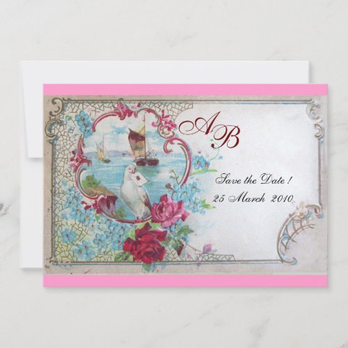 ROMANTICA  MONOGRAM INVITATION