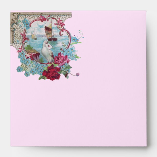ROMANTICA  pink red blue Envelope (Front)